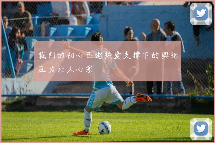 裁判的初心已逝热爱支撑下的舆论压力让人心寒